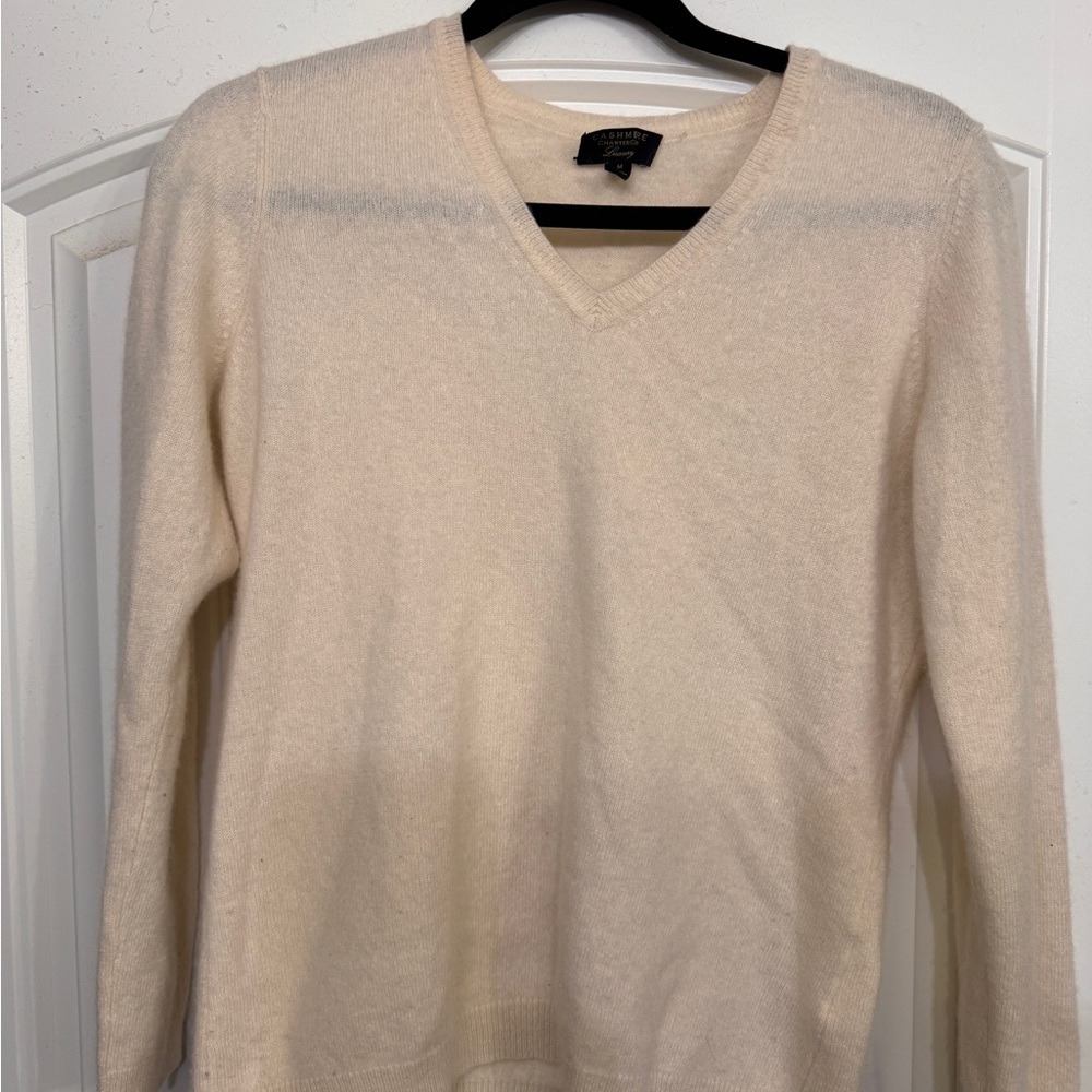 Charter Club 100% Cashmere V-Neck Sweater